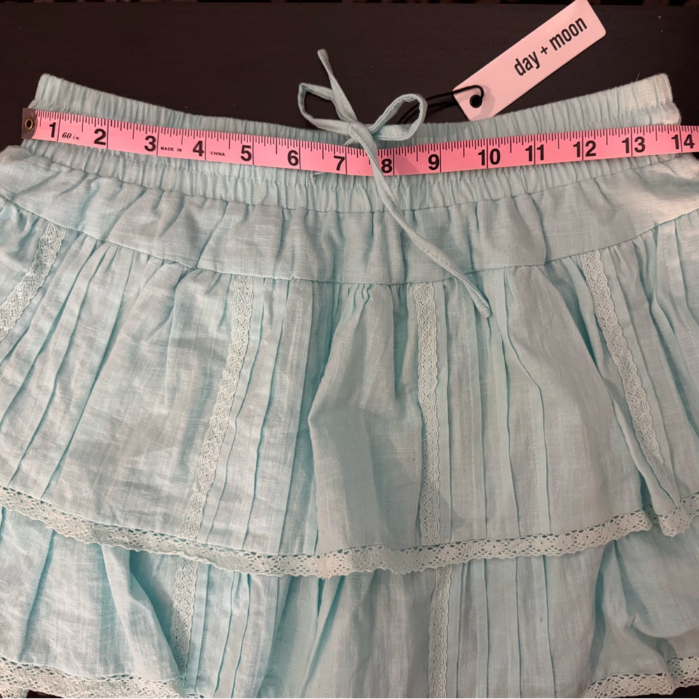NWT Day + Moon salt water breeze tiered skirt - M - Picture 11 of 11